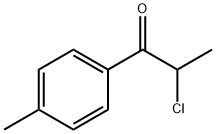 2-氯-1-(4-甲基苯基)-1-丙酮 结构式