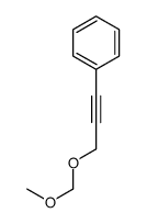 Benzene, [3-(methoxymethoxy)-1-propyn-1-yl]- 结构式