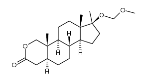 Cyclopenta[5,6]naphtho[1,2-c]pyran-2(1H)-one, tetradecahydro-7-(methoxymethoxy)-4a,6a,7-trimethyl-, (4aS,4bS,6aS,7S,9aS,9bR,11aS)- 结构式