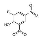 2-氟-4,6-二硝基苯酚 结构式