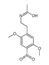 N-[2-(2,5-二甲氧基-4-硝基苯基)乙基]乙酰胺 结构式