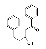 (3S)-3-羟基-1,5-二苯基-1-戊酮 结构式