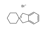 spiro[1,3-dihydroisoindol-2-ium-2,1'-azinan-1-ium] bromide 结构式