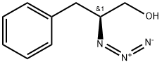 (S)-β-叠氮基苯丙醇 结构式