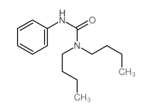 1-苯基-3,3-二丁基脲 结构式