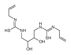 Thiourea, N,N''-(2,3-dihydroxy-1,4-butanediyl)bis[N'-2-propenyl- (9CI) 结构式