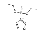 Phosphonic acid, 1H-imidazol-1-yl-, diethyl ester, conjugate monoacid (9CI) 结构式