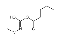 Hydrazinecarboxylic acid, 2,2-dimethyl-, 1-chloropentyl ester 结构式