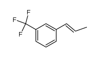 1-(1E)-1-丙烯-1-基-3-(三氟甲基)苯 结构式