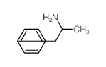1-苯基-2-丙胺 结构式