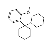 1-[1-(2-甲氧基苯基)环己基]哌啶 结构式