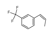 顺-1-(3-三氟甲基苯基)丙烯 结构式