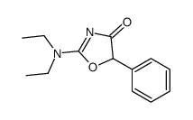 2-diethylamino-5-phenyl-2-oxazolin-4-one 结构式