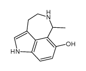 1H-Pyrrolo[4,3,2-ef][2]benzazepin-7-ol, 3,4,5,6-tetrahydro-6-methyl- 结构式