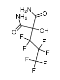 2-(1,1,2,2,3,3,3-七氟丙基)-2-羟基丙二酰胺 结构式