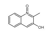 2-甲基-3-羟基喹啉-1-氧化物 结构式