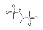 1,2-二(甲磺酰基)-1-甲基肼 结构式