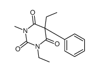 1,5-二乙基-3-甲基-5-苯基-2,4,6(1H,3H,5H)-嘧啶三酮 结构式