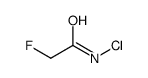N-氯-2-氟乙酰胺 结构式
