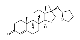 Androst-4-en-3-one, 17-methyl-17-[(tetrahydro-2-furanyl)oxy]-, (17β)- (9CI) 结构式