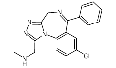 mono-N-demethyladinazolam 结构式