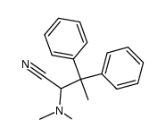 α-(二甲氨基)-β-甲基-β-苯基苯丙腈 结构式