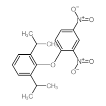 2-(2,4-二硝基苯氧基)-1,3-二异丙基苯 结构式