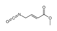 (E)-4-异氰酸根合-2-丁烯酸甲酯 结构式