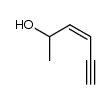3-Hexen-5-yn-2-ol, (Z)- (8CI,9CI) 结构式
