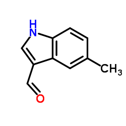 5-甲基吲哚-3-甲醛 结构式