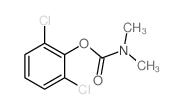 二甲基氨基甲酸-2,6-二氯苯酯 结构式