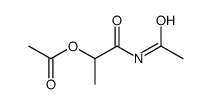 Propanamide, N-acetyl-2-(acetyloxy)- 结构式