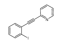 2-[2-(2-碘苯基)乙炔基]吡啶 结构式