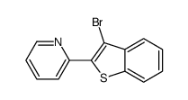 2-(3-溴苯并[b]噻吩-2-基)吡啶 结构式