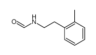 Formamide, N-[2-(2-methylphenyl)ethyl]- 结构式