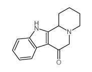 1,2,3,4,12,12b-六氢吲哚并[2,3-a]喹嗪-7(6H)-酮 结构式