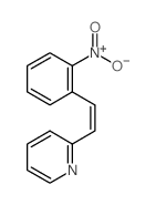 2-[(Z)-2-(2-硝基苯基)乙烯基]吡啶 结构式
