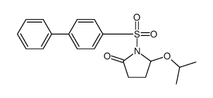 2-Pyrrolidinone,1-([1,1'-biphenyl]-4-ylsulfonyl)-5-(1-methylethoxy)- 结构式