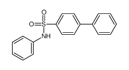 N-苯基-[1,1'-联苯]-4-磺酰胺 结构式
