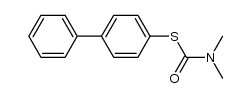 Carbamothioic acid, N,N-dimethyl-, S-[1,1′-biphenyl]-4-yl ester 结构式