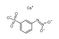 3-(硝基氨基)苯磺酸铯盐(1:2) 结构式