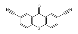 9-氧代-9H-噻吨-2,7-二腈 结构式