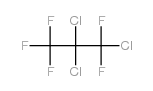 1,2,2-三氯五氟丙烷 结构式