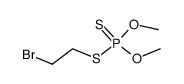 Phosphorodithioic acid, S-(2-bromoethyl) O,O-dimethyl ester 结构式