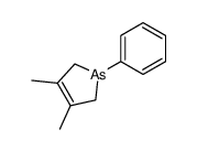 1H-Arsole, 2,5-dihydro-3,4-dimethyl-1-phenyl- 结构式