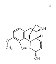 盐酸去甲可待因甲醇溶液 结构式