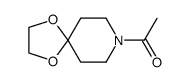 8-乙酰基-1,4-二氧杂-8-氮杂螺[4.5]癸烷 结构式