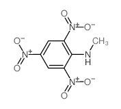 N-甲基-2,4,6-三硝基苯胺 结构式