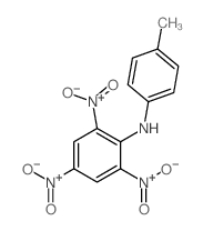 N-(4-Methylphenyl)-2,4,6-trinitroaniline 结构式