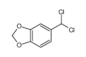 5-(二氯甲基)-1,3-苯并二氧杂环戊烯 结构式